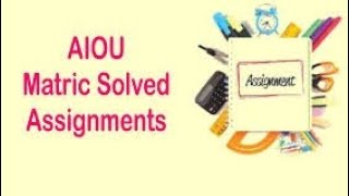 AIOU Matrix Solve Assignment Question No 2Spring 2024Course code 202 [upl. by Fesuoy376]