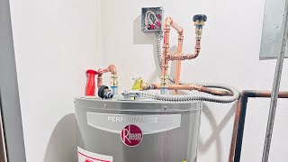 Instalación de electric water heater [upl. by Ecirpak]