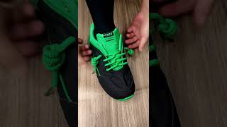 Fancy Lacing Techniques for Sneakers youtubeshorts [upl. by Emmuela]