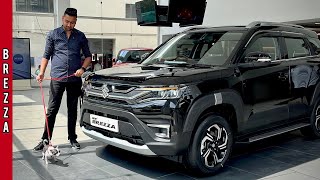 FronX se 101 better hai yeh ❤️ New Maruti Suzuki Brezza ZXi 2023  Black Colour [upl. by Ihtak]