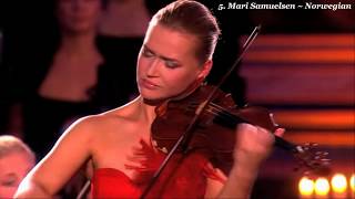 20 Beautiful Female Classical Violinists [upl. by Terrel181]