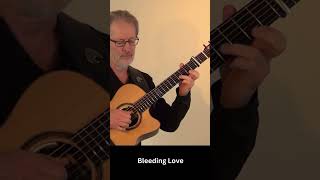 Bleeding Love as performed by Leona Lewis fingerstyle guitar  acoustic guitar guitar [upl. by Novled]