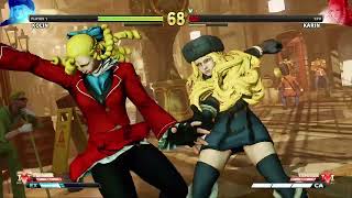 STREET FIGHTER V Kolin vs Karin [upl. by Griffy313]