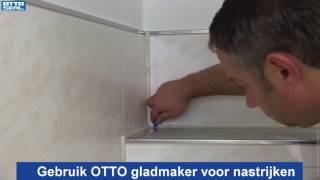 Hulp bij natuursteen kitten in een badkamer Ottoseal [upl. by Harl]