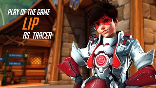 LIP PRO TRACER GAMEPLAY  POTG  OVERWATCH 2 SEASON 3 TOP 500 [upl. by Sallyanne]