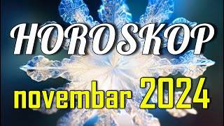 HOROSKOP za novembar 2024  svi horoskopski znaci [upl. by Nwahsir]