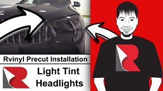 How to Tint Your Headlights with a Precut Kit [upl. by Balduin842]