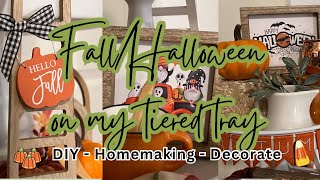 Fall amp Halloween Tiered Tray Fun [upl. by Georgetta]