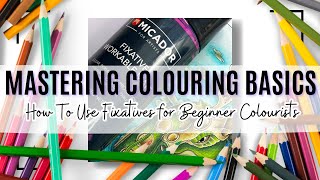 Mastering Colouring Basics How to Use Fixative for Beginner Colourists [upl. by Socram]