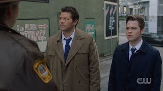 Supernatural 15x15  Castiel and Jack as FBI agents [upl. by Naux]