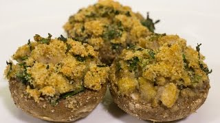 Funghi Ripieni al Forno  Ricetta Vegan [upl. by Quenna]