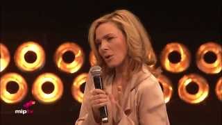 Keynote  Kim Cattrall for quotSensitive Skinquot  MIPTV 2014 [upl. by Aleciram646]