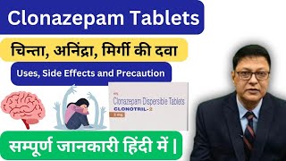 Clonazepam Tablets IP 05 mg Uses in Hindi [upl. by Leisam]