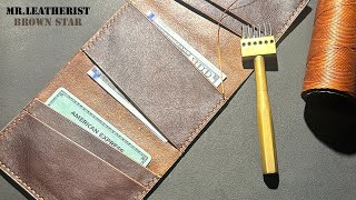 How to Make a Leather Wallet [upl. by Alekahs851]