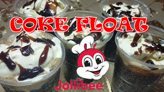 COKE FLOAT HOMEMADE ALA JOLLIBEE [upl. by Auhsot]