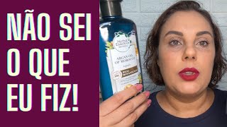 SHAMPOO E CONDICIONADOR ARGAN OIL HERBAL ESSENCES  RESENHA [upl. by Ialda]