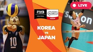 Korea v Japan  2016 Womens World Olympic Qualification Tournament [upl. by Jorge]