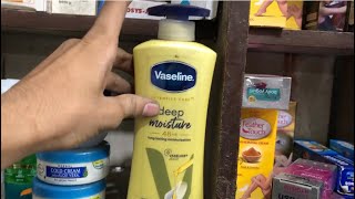 Vaseline body lotion cream uses  price  composition  dose  side effects  review  in hindi [upl. by Denae]