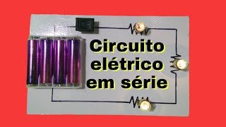 Circuito elétrico em série Resistores [upl. by Niko167]