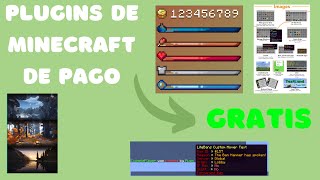 PLUGINS de MINECRAFT de PAGO TOTALMENTE GRATIS [upl. by Eidde570]