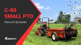 C80 Small PTO Manure Spreader [upl. by Herbert]