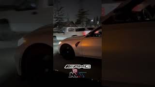 G80 M3 CS BMW OTS VS C63S AMG PTG1000 TURBOS 91 OCTANE ROLL RACE BMW M3 G80 XDRIVE C63 AMG [upl. by Eneleoj]