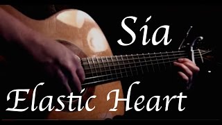 Sia  Elastic Heart  Fingerstyle Guitar [upl. by Aihsekan]