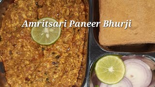 Amritsari Paneer Bhurji  Street Style Paneer Bhurji  Paneer Recipe [upl. by Ehrsam]