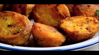 crispy potato recipe\ perfectly roasted sweet potato at home without oven [upl. by George]