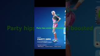 Fortnite party hips emote bass boosted [upl. by Adallard]