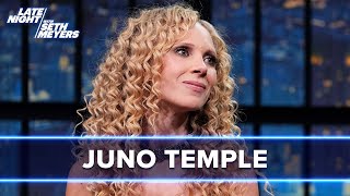 Juno Temple Was Prank Called by Aliens Talks Filming Venom The Last Dance [upl. by Marbut]