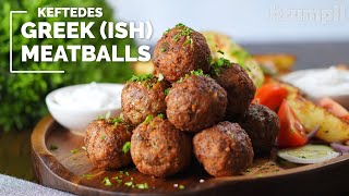 Keftedes Greek Meatballs [upl. by Vassili]