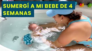 CÓMO Y CUANDO SUMERGIR A UN BEBE EN EL AGUA [upl. by Anemix]