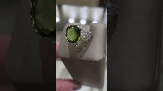 Circa 1920 Peridot Ring 996 carats short [upl. by Jodi799]