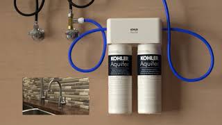 Kohler Aquifer Double Cartridge Water Filtration System [upl. by Elyagiba]