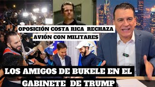 Los AMIGOS de Bukele en el gabinete de Trump Oposición de Costa Rica enojada por visita de Bukele [upl. by Coleville113]