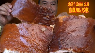 CRISPY LECHON SLAB  ASMR MUKBANG [upl. by Olnton106]