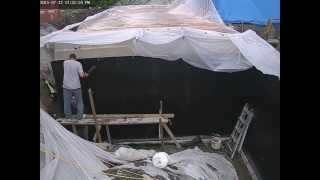 Waterproofing a Durisol ICF foundation [upl. by Enilorac156]