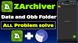 Android data file not showing  Zarchiver data file problem android 14 [upl. by Furlani]