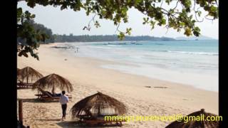 Thande Beach Resort Hotel Ngapali Myanmar [upl. by Teplitz]