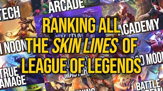 Ranking every skin line in League of Legends [upl. by Hesper]