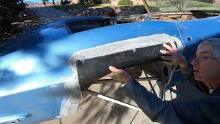 C2 Corvette fender flare removal going back to stock from start to final paint [upl. by Anairb]