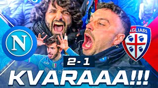 🇬🇪 KVARAAA NAPOLI 21 CAGLIARI  LIVE REACTION NAPOLETANI AL MARADONA HD [upl. by Akiaki]