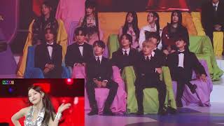 NCT DREAM  NEWJEANS REACTION TO KISS OF LIFE  BAD NEWS  MMA 2023 [upl. by Sev491]