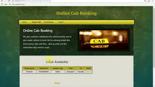 Online Cab Booking System Java Project [upl. by Gabriele]