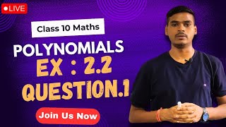 Chapter 2 Polynomials Exercise 22 Q1  Class 10 Maths  NCERT Solutions  CBSE [upl. by Ahseekat]