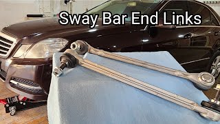 Sway Bar Link Replacement  Mercedes E Class W212 [upl. by Amin]