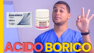 ACIDO BORICO PARA QUE SIRVE  3 COSAS [upl. by Eniledgam]