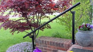 How to Install an Outdoor Handrail On Your Front Porch [upl. by Razaele653]