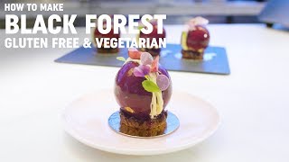 Michelin Star Gluten Free Black Forest Dessert Recipe from Yauatcha [upl. by Santana793]